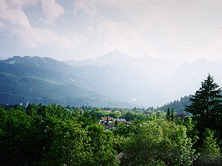 Mountain view from Sonnenbiche, Garnish