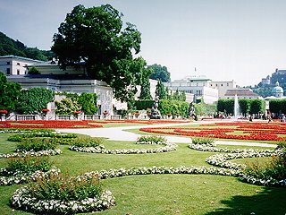 Garden in Salzberg - Sound of Music was filmed here