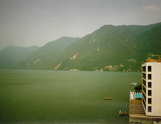 View from Eden Hotel at Lugano