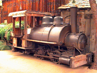 Train at Knott's Berry Farm in Buena Vista, California