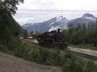 train engine - White Pass Railroad