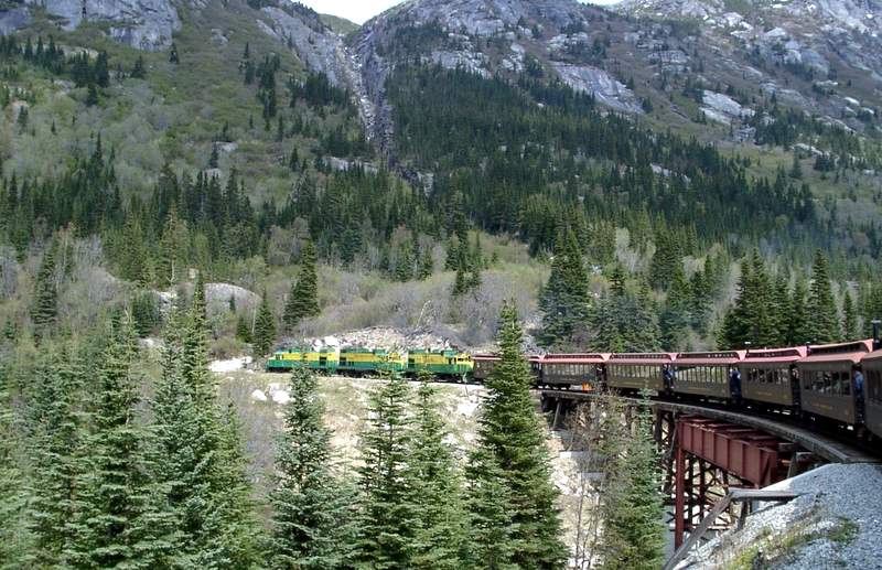 Train on Bridge