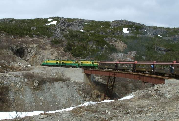 Train on Bridge