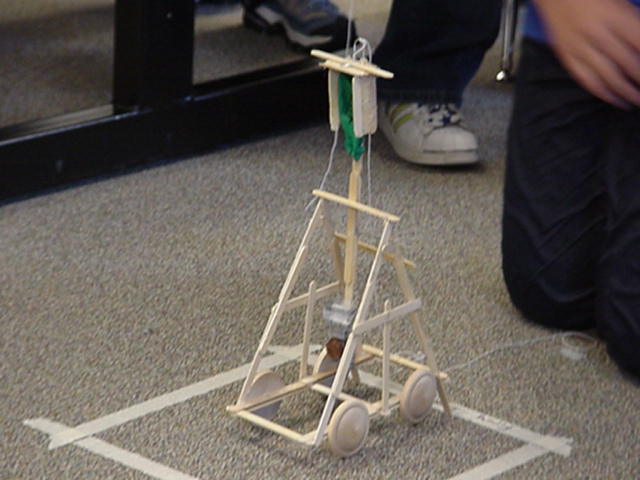 student created trebuchet