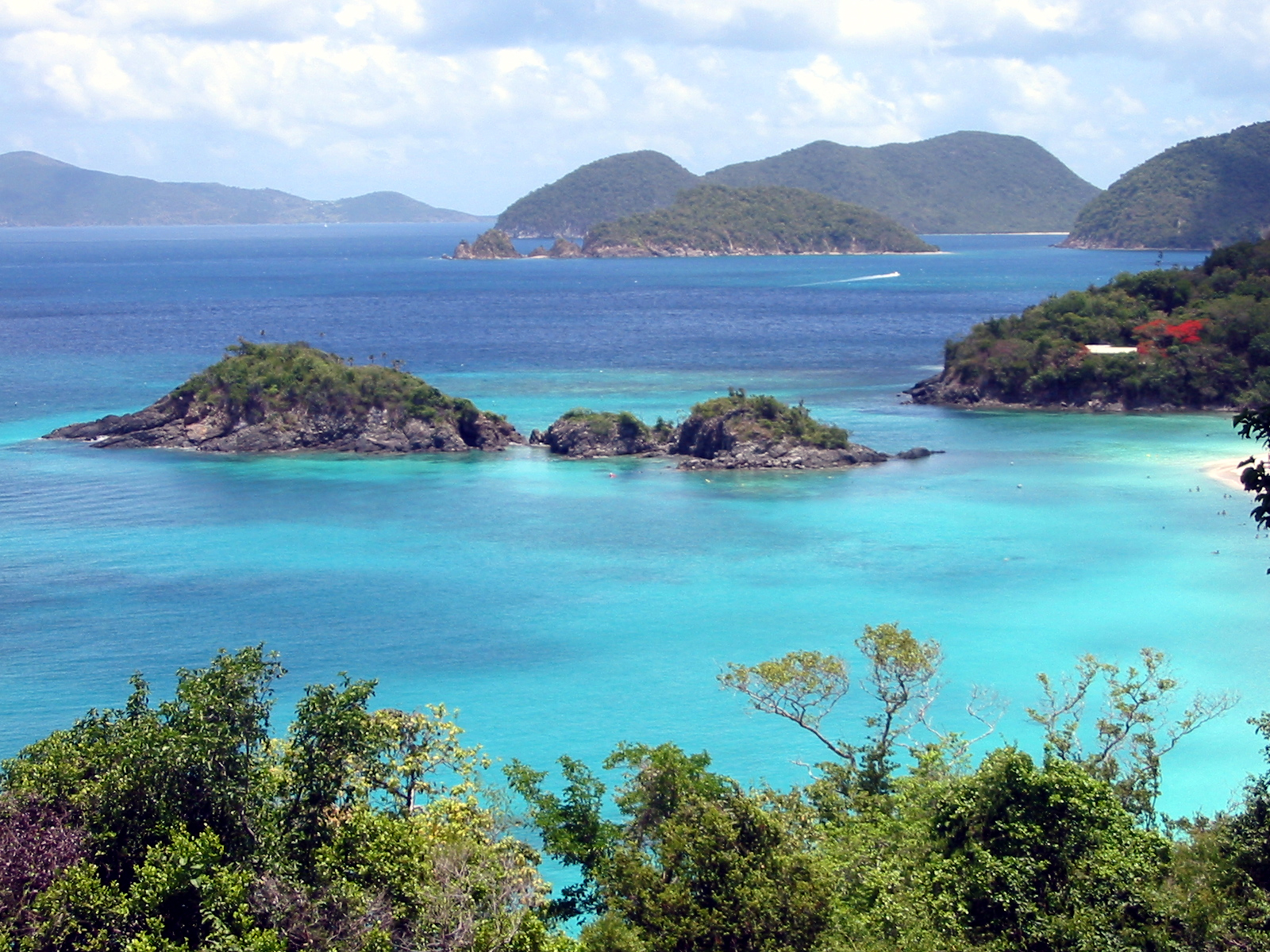 Lookout onto Trunk Bay