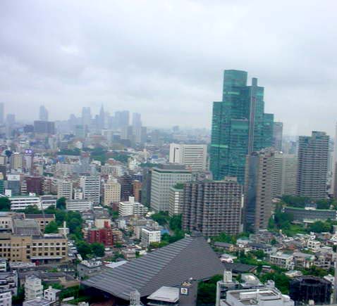 View of Tokyo from Tokyo Tower