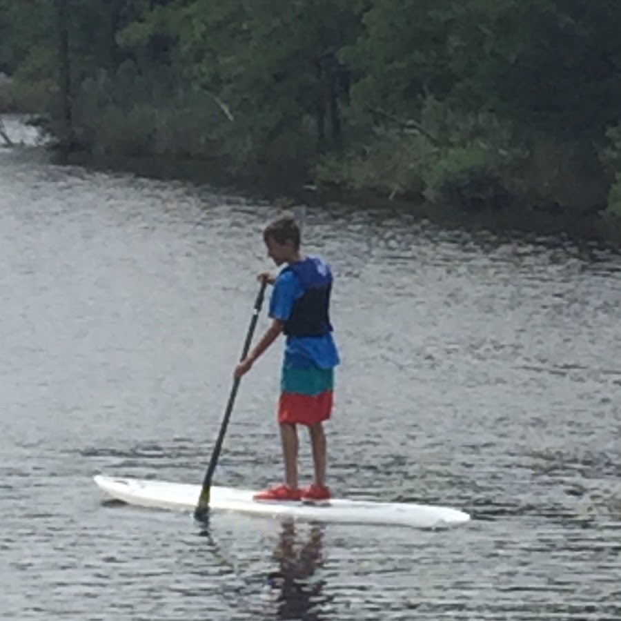 person on paddleboard
