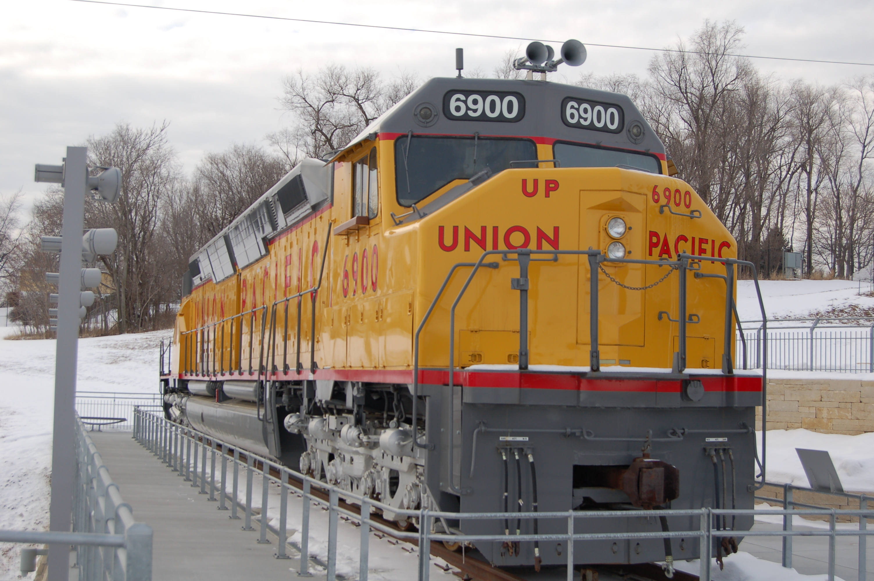 Union Pacific Train in Omaha Nebraska