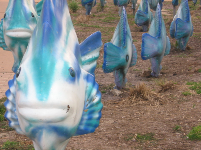 Sculptures on the Boardwalk