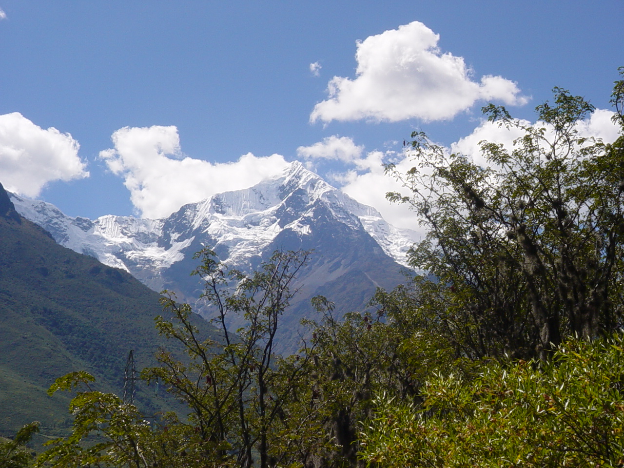 View of Veronica from the Inca Trail