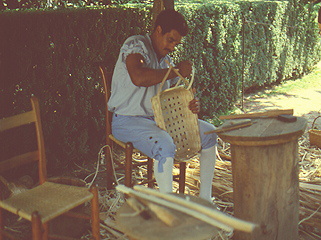 Basket weaving Williamsburg Virginia