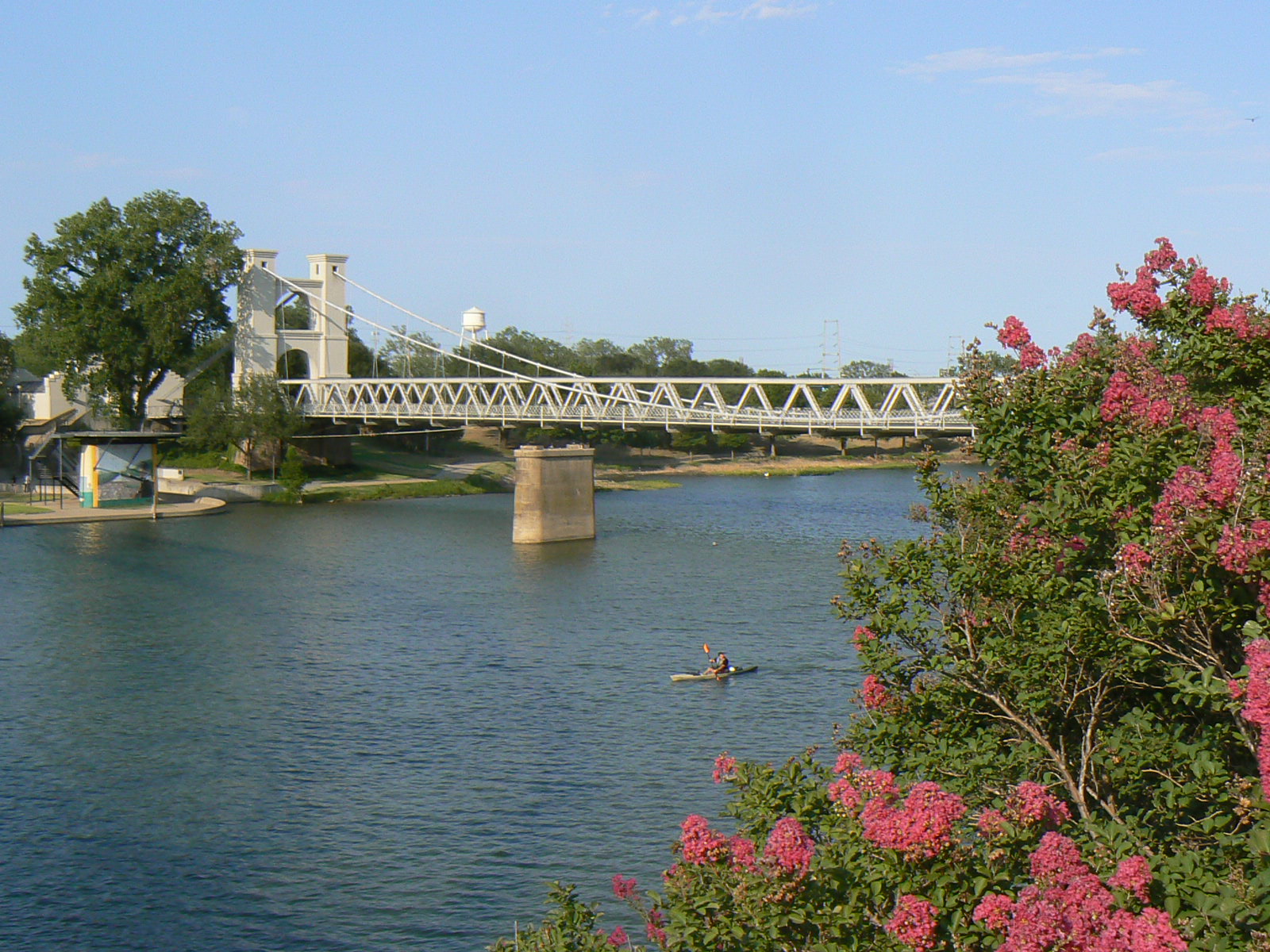 Suspension Bridge over the Brazos