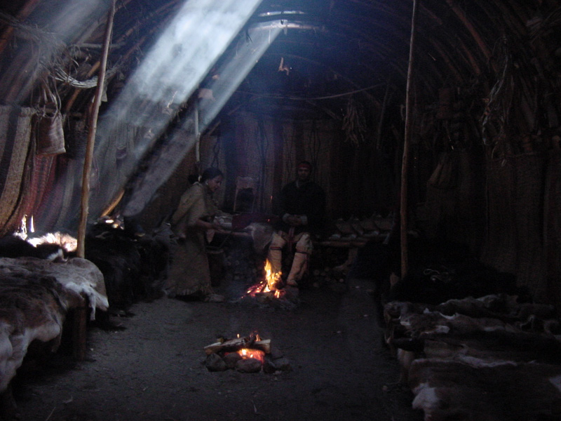 Interior of a Wampanoag Home