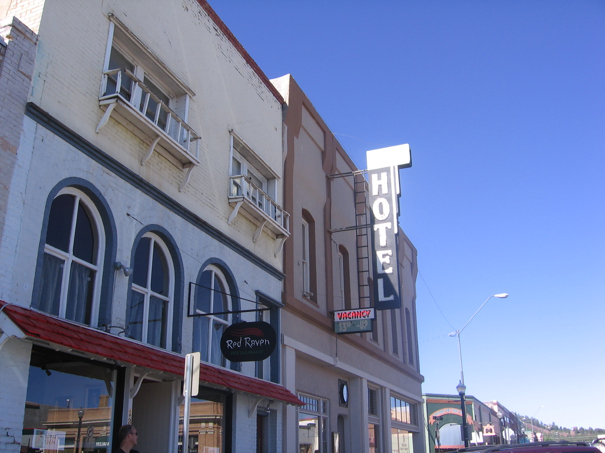 Storefronts on Historic Route 66