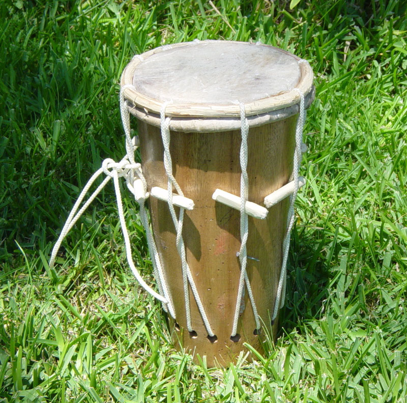 Wooden drum from Belize