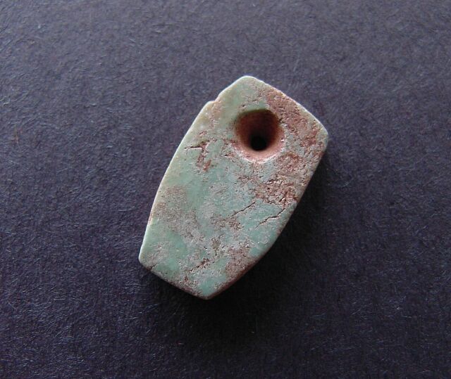 Turquoise Pendant - back