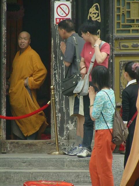 Monk at the Wild Goose Pagoda