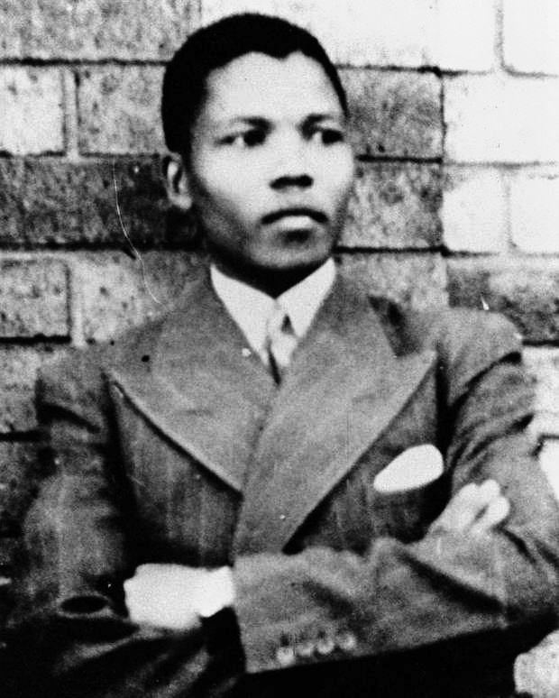 Young Nelson Mandela captured in the 1930's
