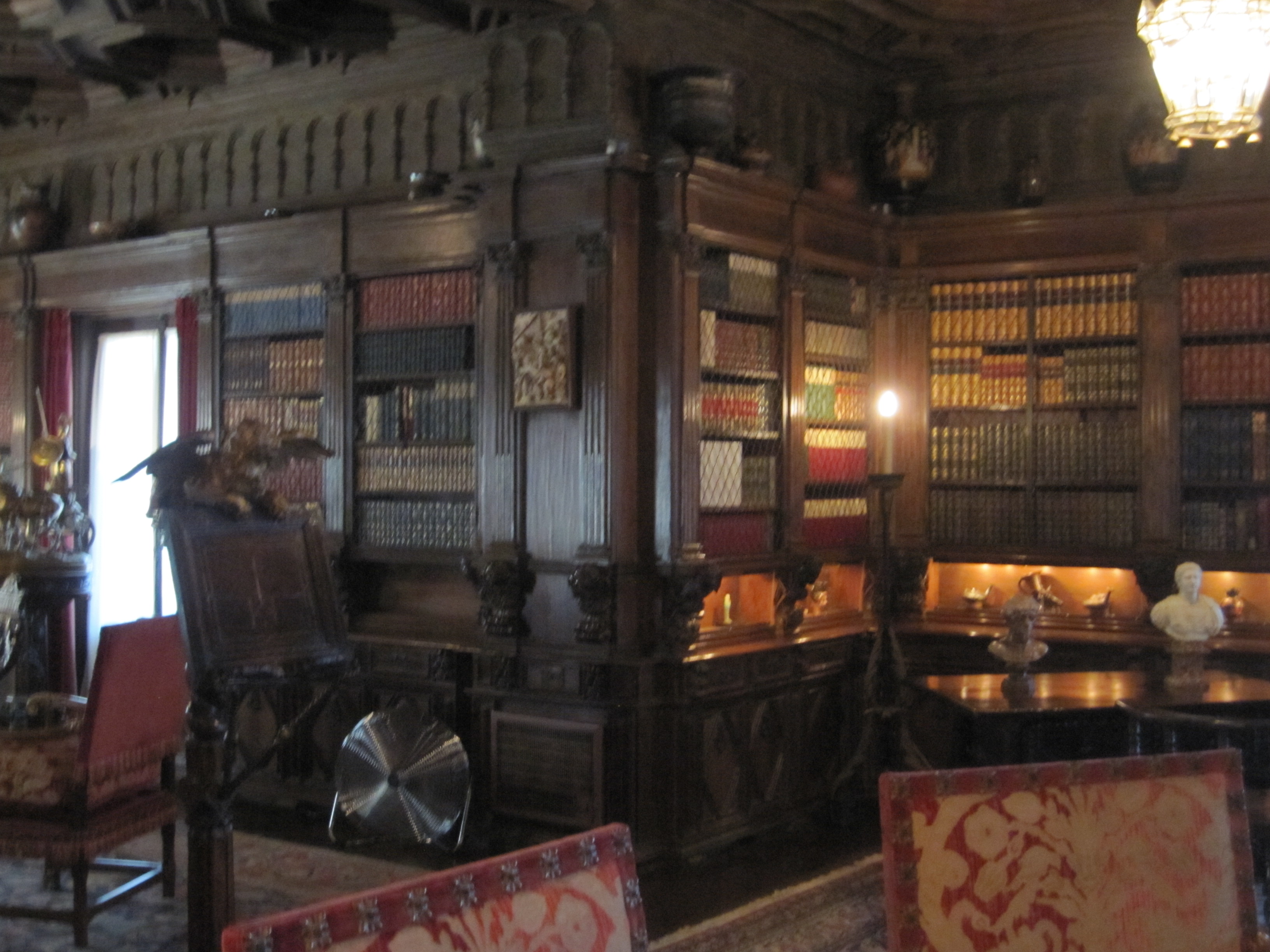 hearst castle library