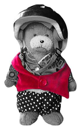 teddy bear bike helmet