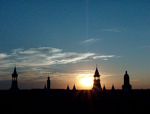 Sunset at Baylor University | Pics4Learning