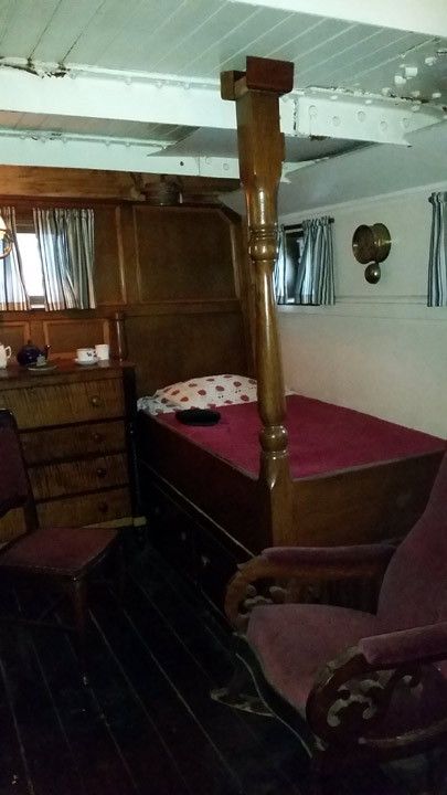 Captain's quarters on the Star of India