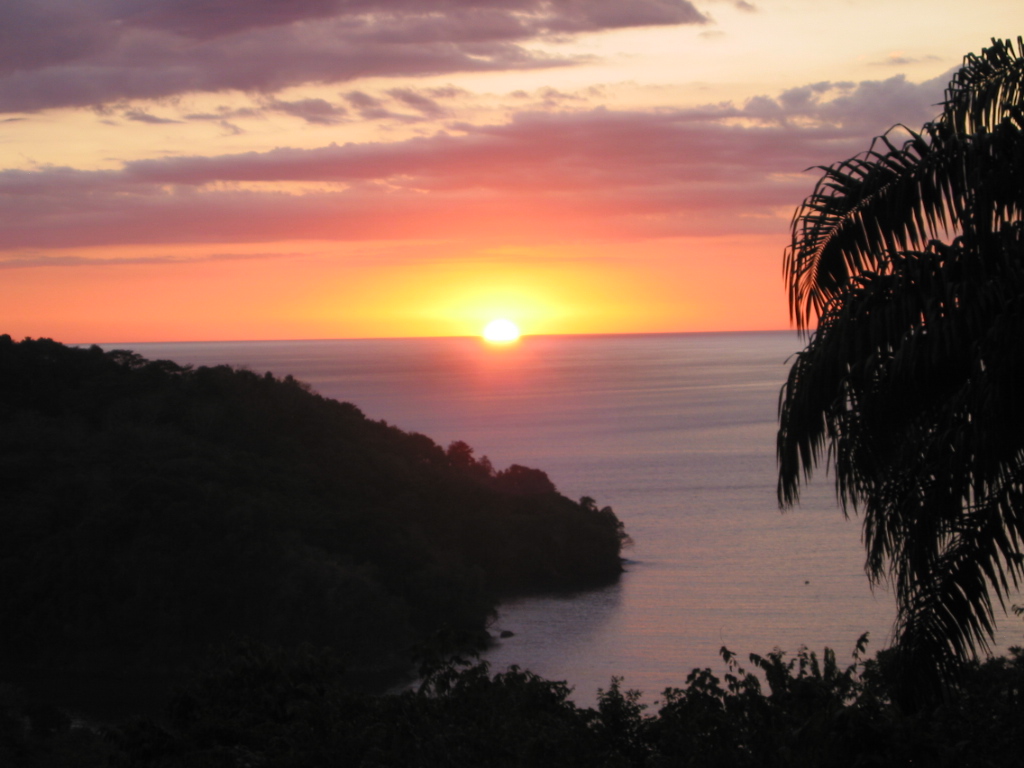 Sunset At The Costa Rican Coast Pics4learning