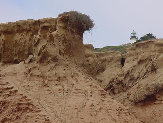 Distant lighthouse