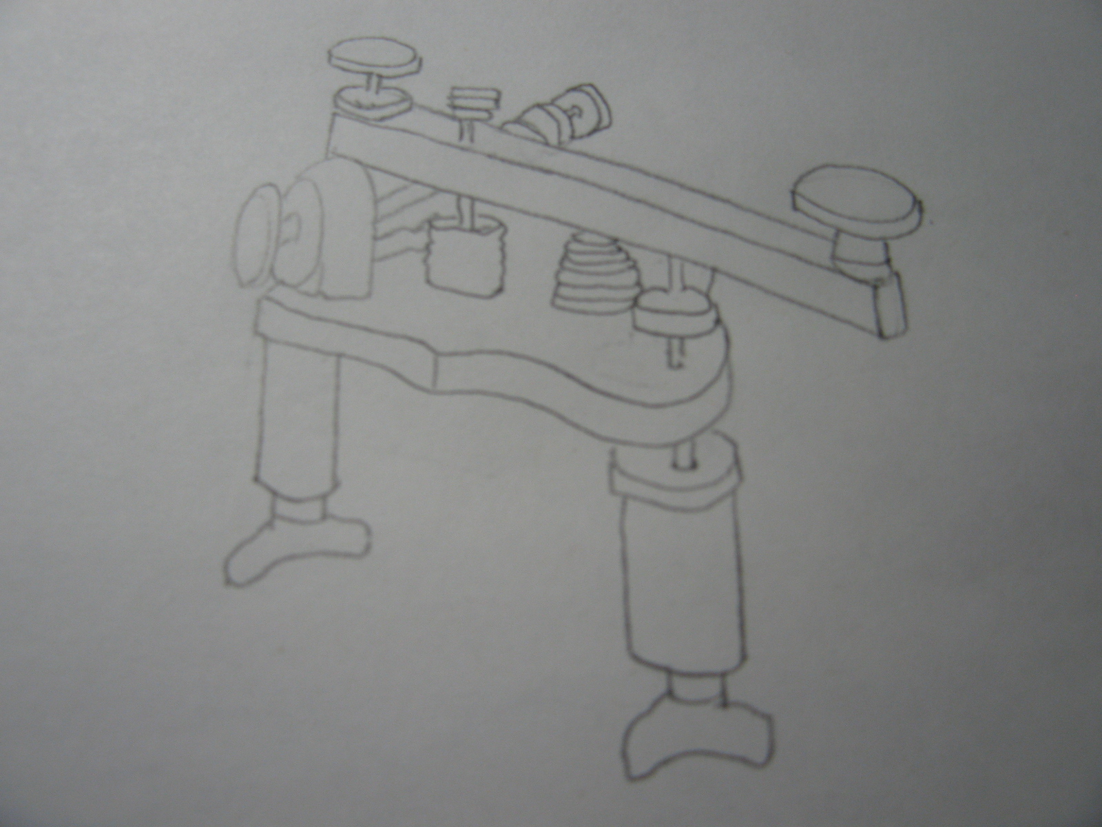 Drawing of Edison's telegraph | Pics4Learning