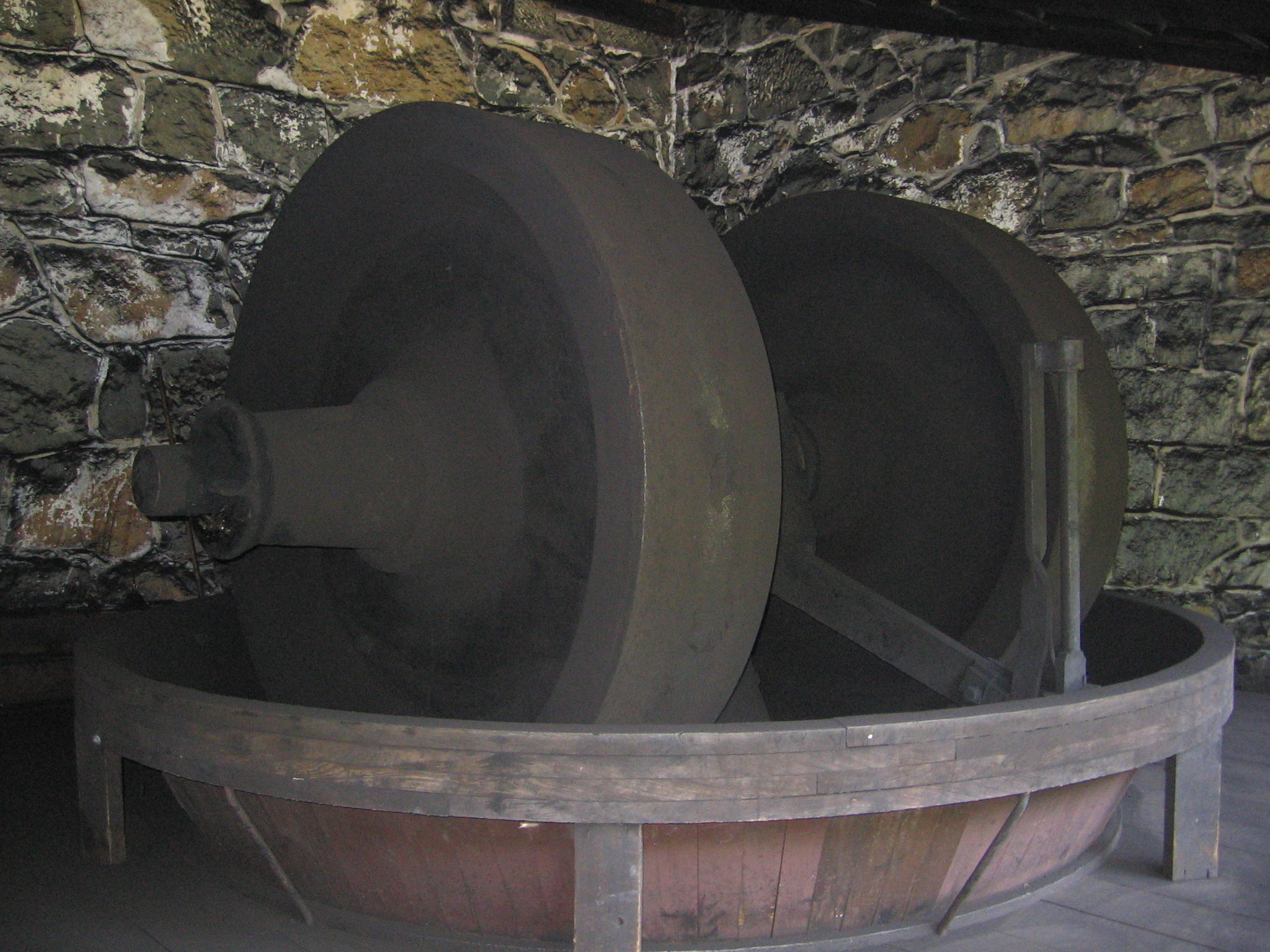 Rollers in Rolling mill mixed sulphur, saltpeter, and charcoal into