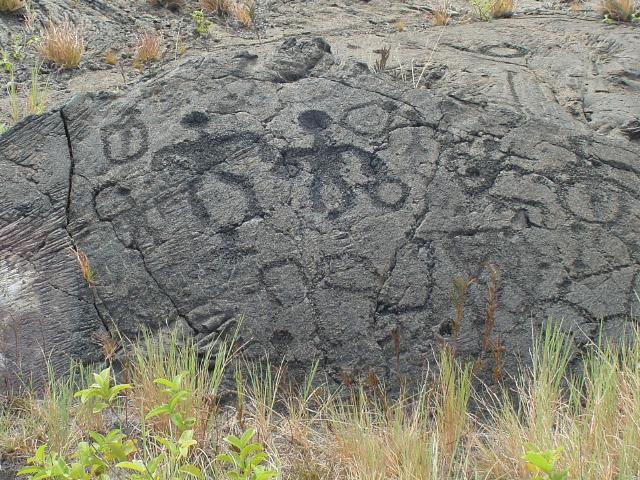 Petroglyph at Volcanos National Park | Pics4Learning