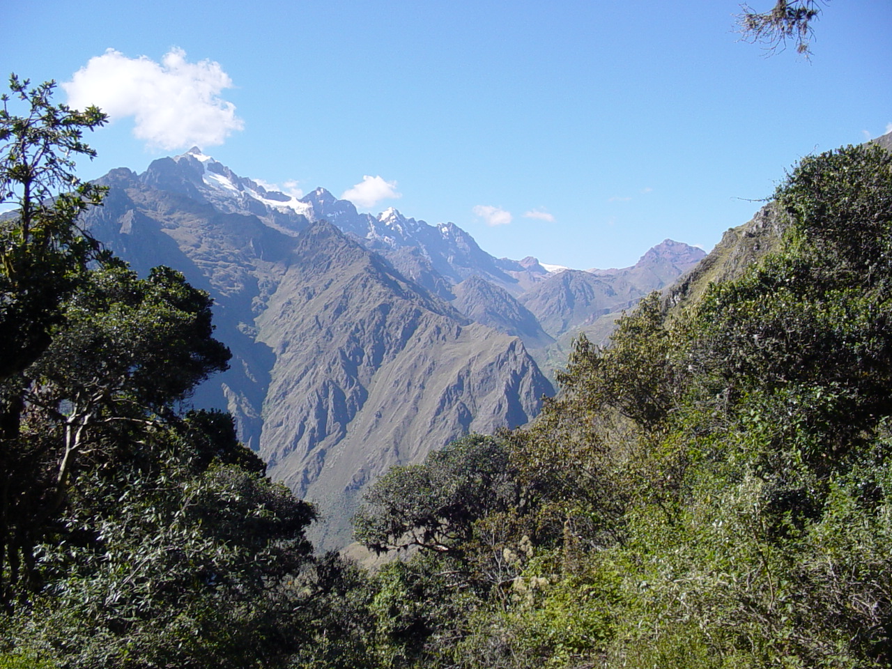View on the Inca Trail