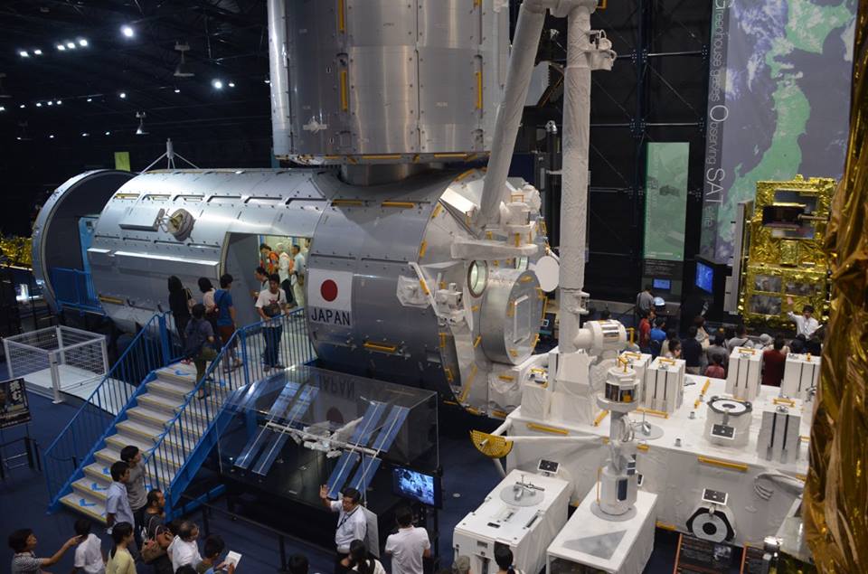 Kibo Module mock up on display at JAXA space center in Tsukuba, Japan ...