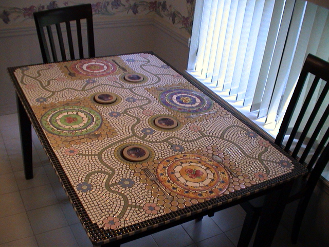 Mosaic table