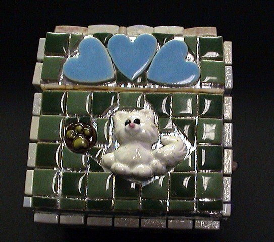 Mosaic gift box for a child