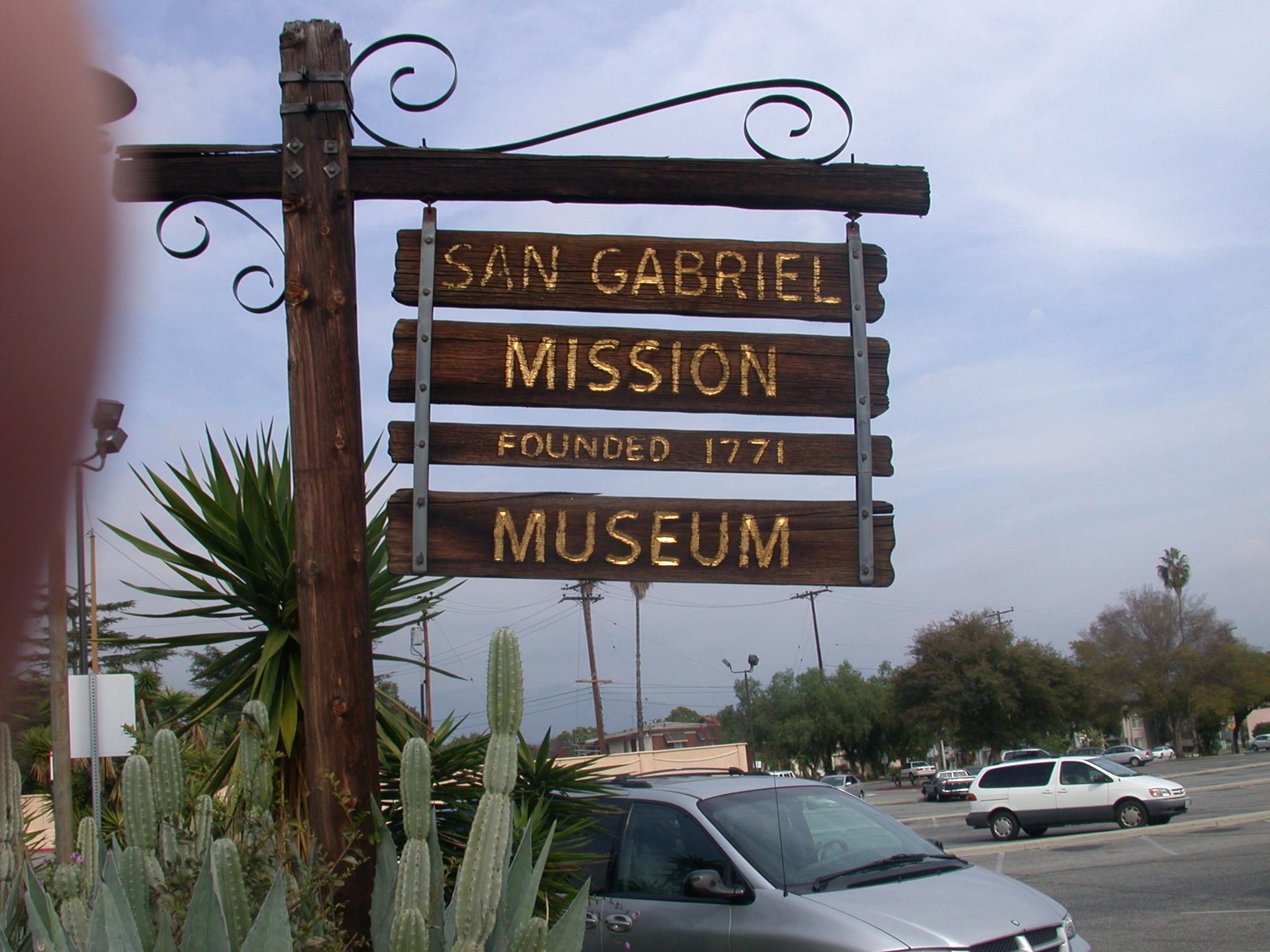 San Gabriel Mission Sign Pics4Learning
