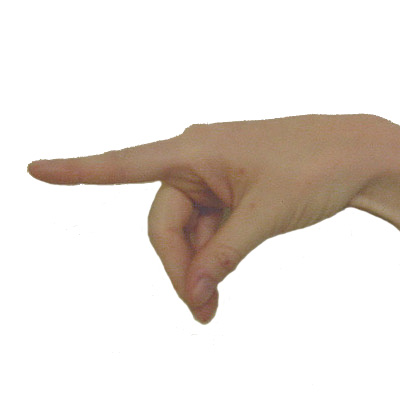American Sign Language - Letter P | Pics4Learning