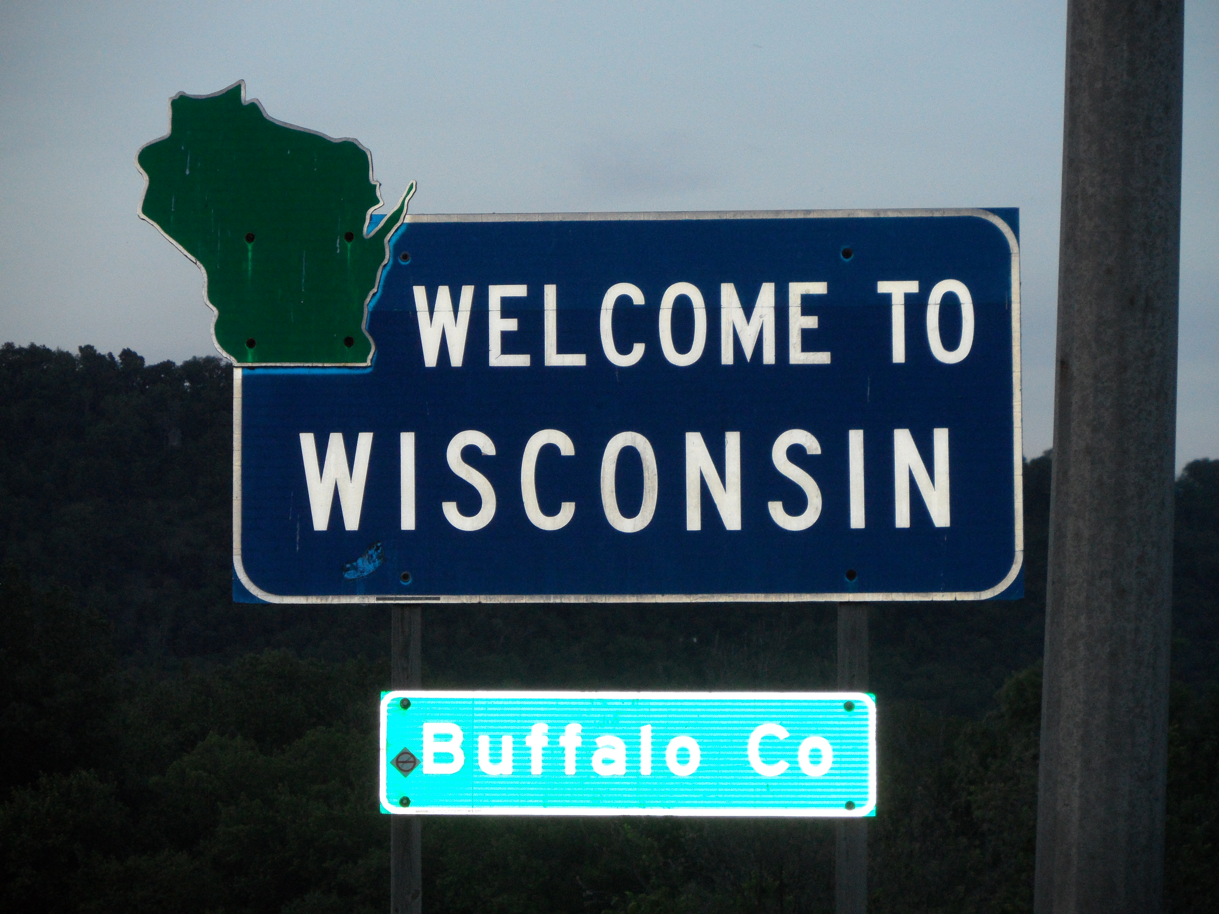 Wisconsin State Sign | Pics4Learning