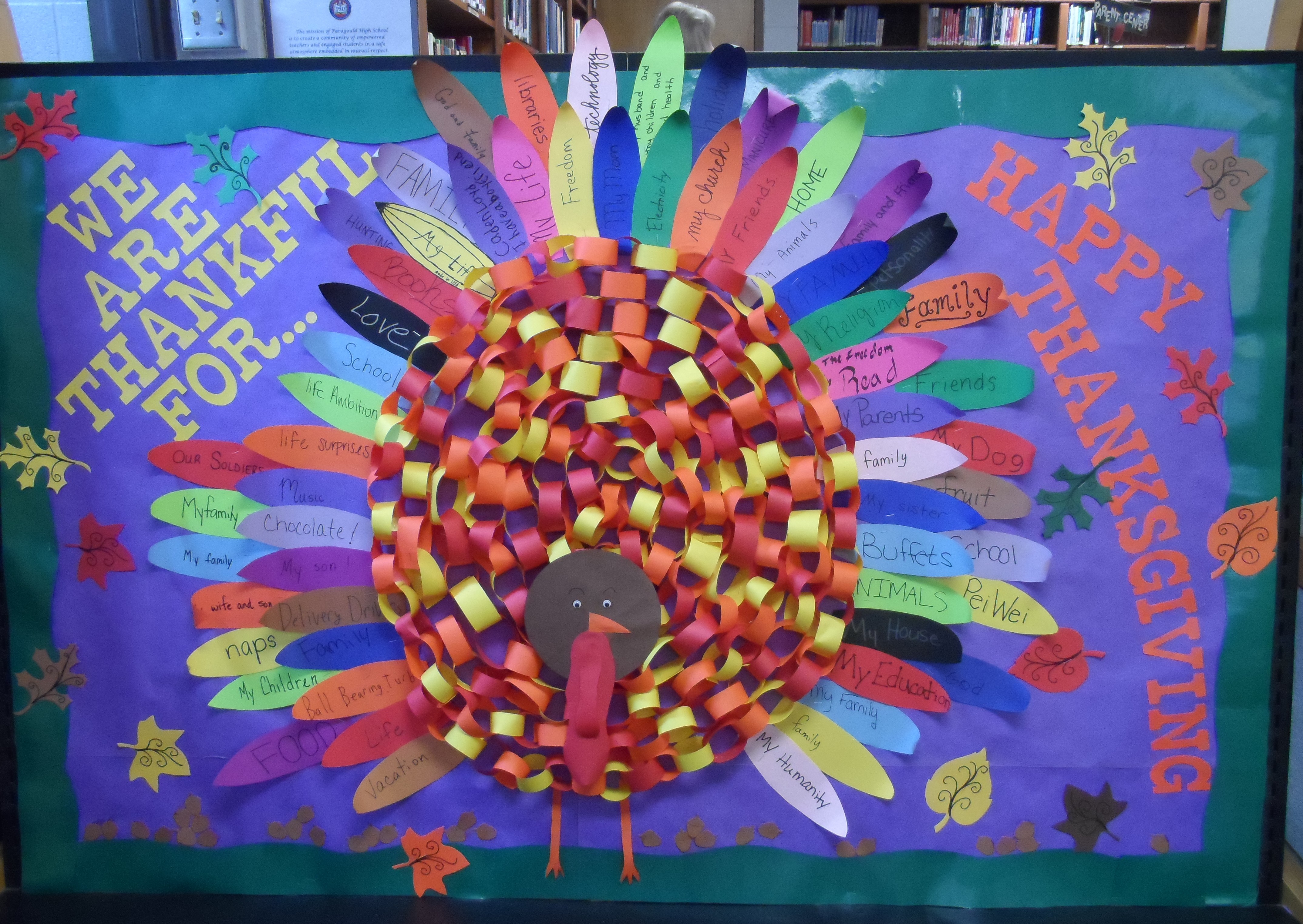 Another Thanksgiving Bulletin Board Pics4Learning